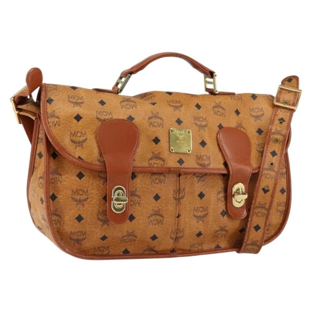 XP03433 Authentic MCM Logogram Vicetos Shoulder B… - image 1